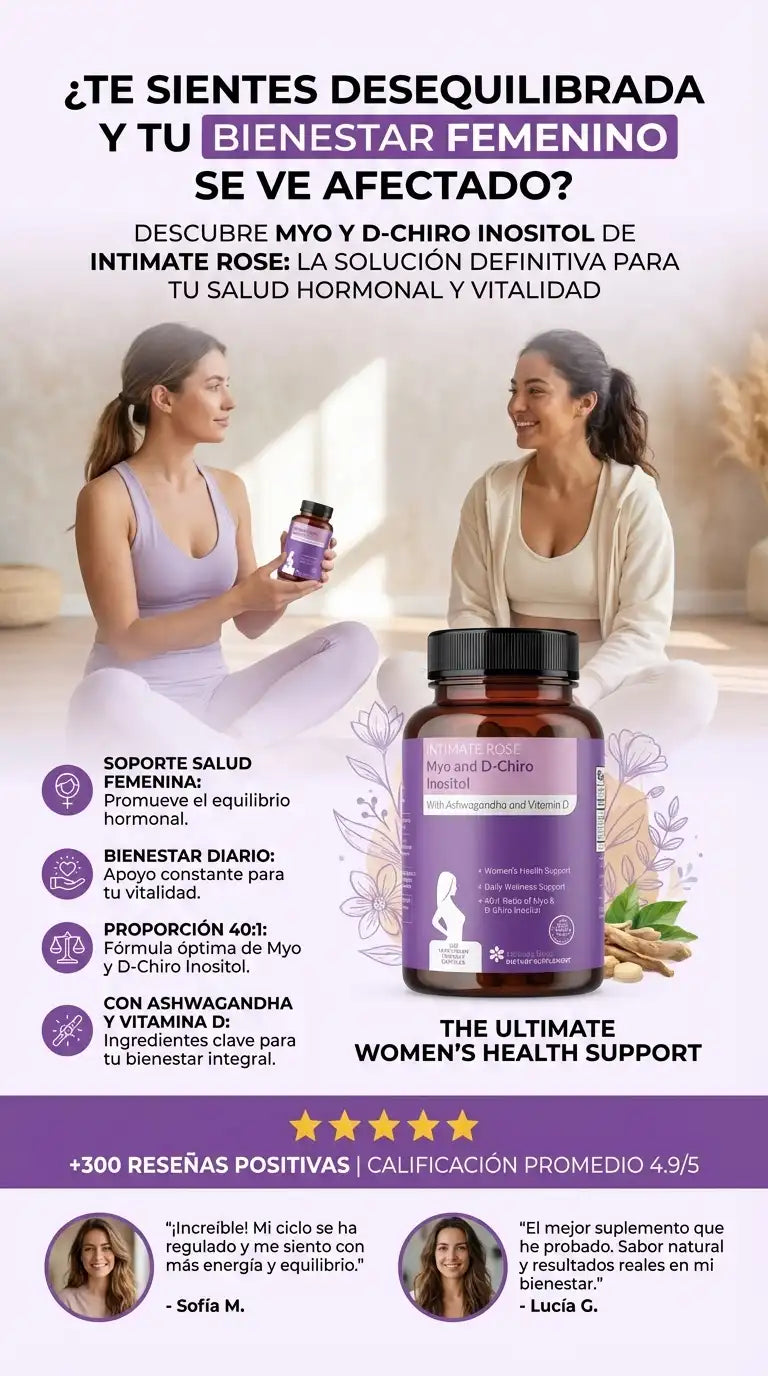 MYO INOSITOL INTIMATE ROSE | 120 CÁPSULAS